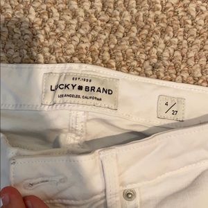 lolita crop white lucky brand jeans
